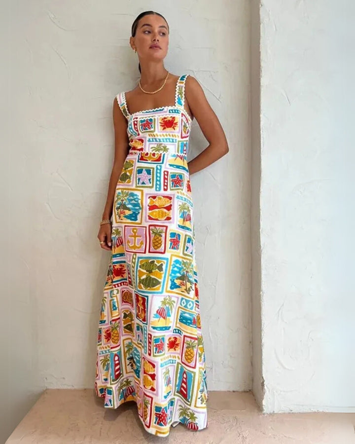 Floridia | Robe Longue Tropicale
