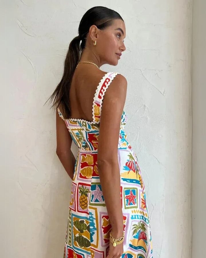 Floridia | Robe Longue Tropicale