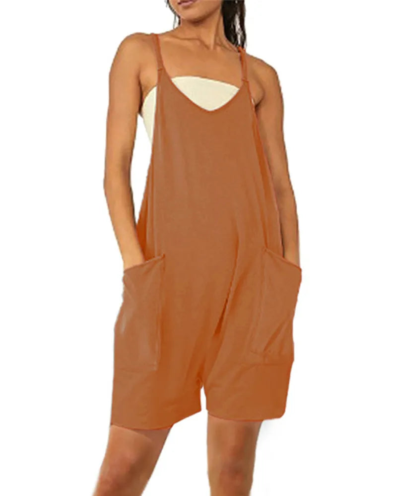 Femme portant Combinaison Allegra | Combinaison Courte D'Été