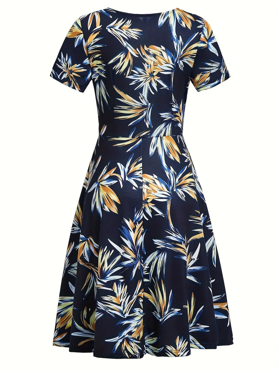 Femme portant Robes Alarice | Maxi - robe imprimée élégante pour femme