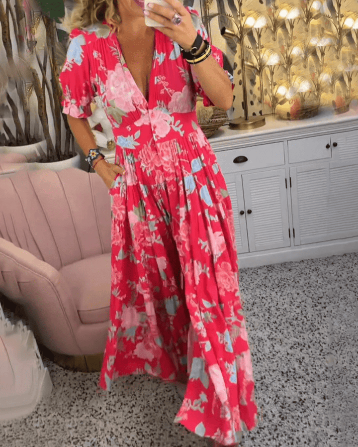 Femme portant Robes Amarinda | Robe Longue Élégante Pour Femmes