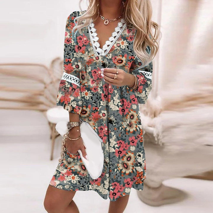 Femme portant Robes Aurielle | Robe d'été fluide et élégante pour femmes