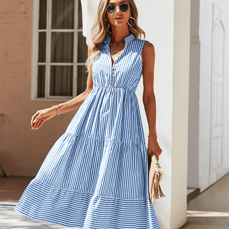 Femme portant Robes Avelina | Femme Robe chemise élégante et décontractée
