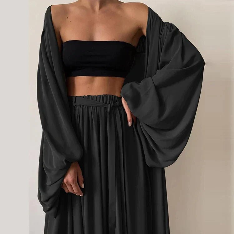 Femme portant Ensemble Calviana | Ensemble Féminin Élégant Pour l'Été