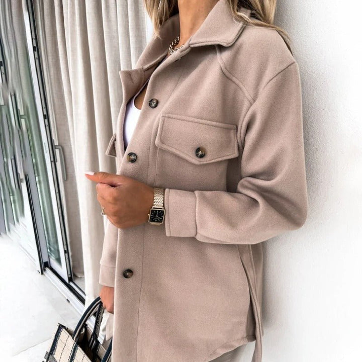 Femme portant Vestes Celia | Veste Chaude Avec Poches
