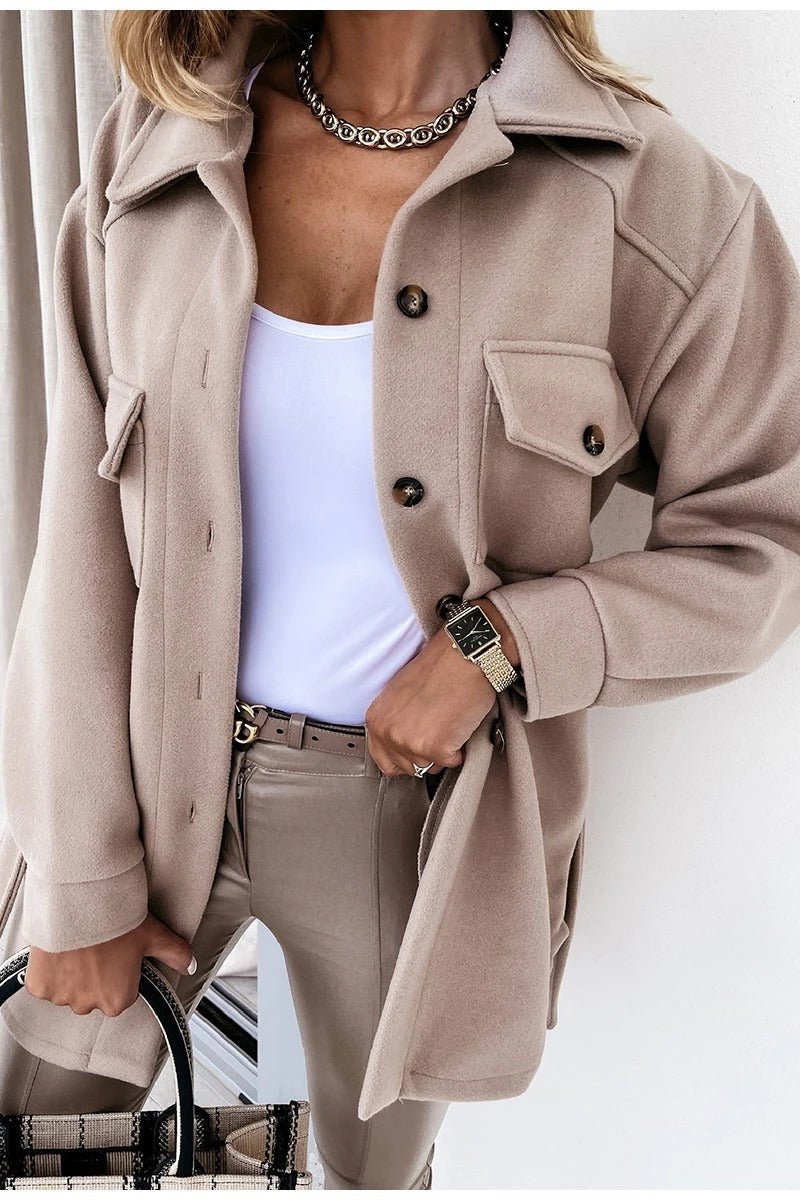 Femme portant Vestes Celia | Veste Chaude Avec Poches