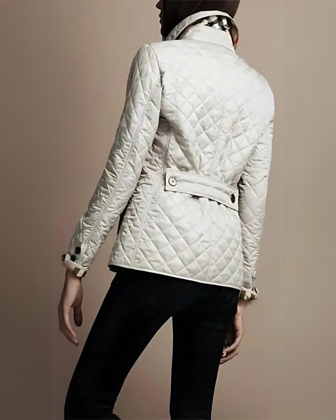 Femme portant Veste Céline | Veste Matelassée Chic