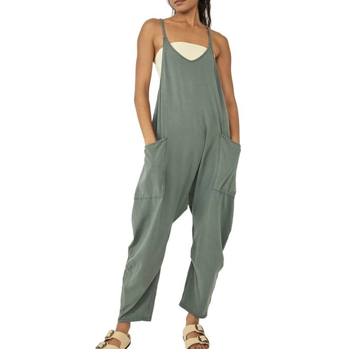 Femme portant Combinaison Dahlia | Combinaison Décontractée Unie Pour Femme