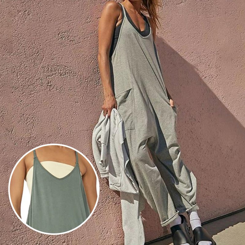 Femme portant Combinaison Dahlia | Combinaison Décontractée Unie Pour Femme