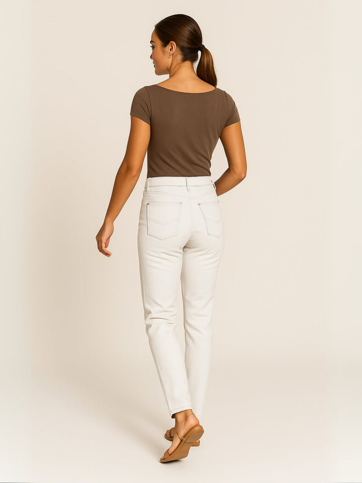 Femme portant Pantalon Elissane | Pantalon skinny urbain stretch