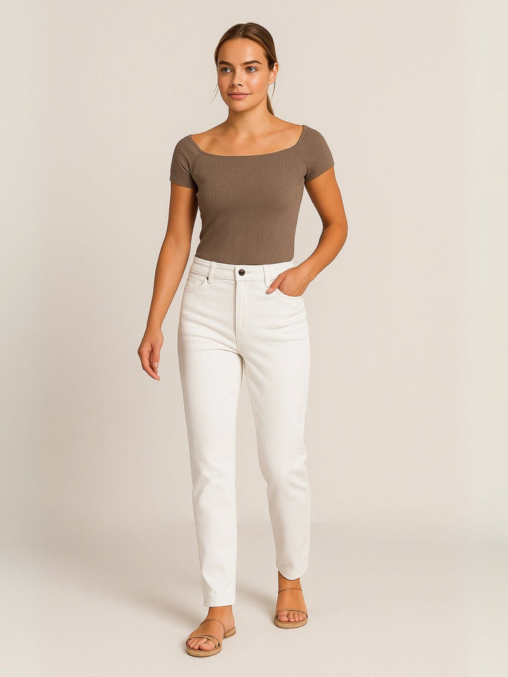 Femme portant Pantalon Elissane | Pantalon skinny urbain stretch