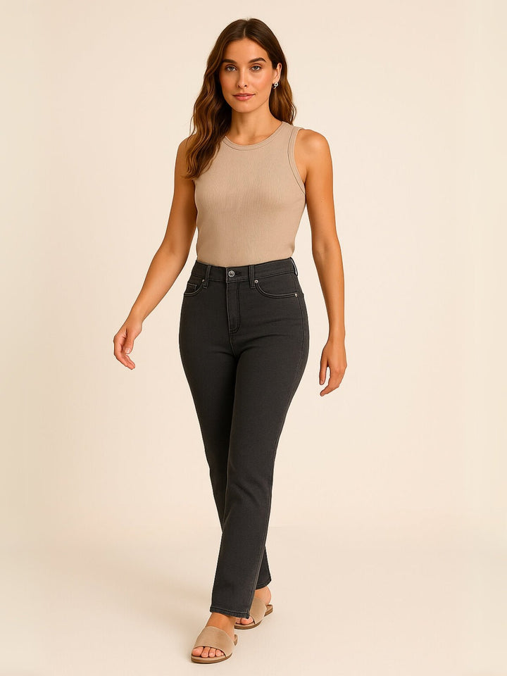 Femme portant Pantalon Elissane | Pantalon skinny urbain stretch