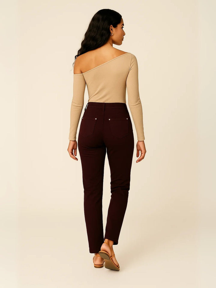 Femme portant Pantalon Elissane | Pantalon skinny urbain stretch