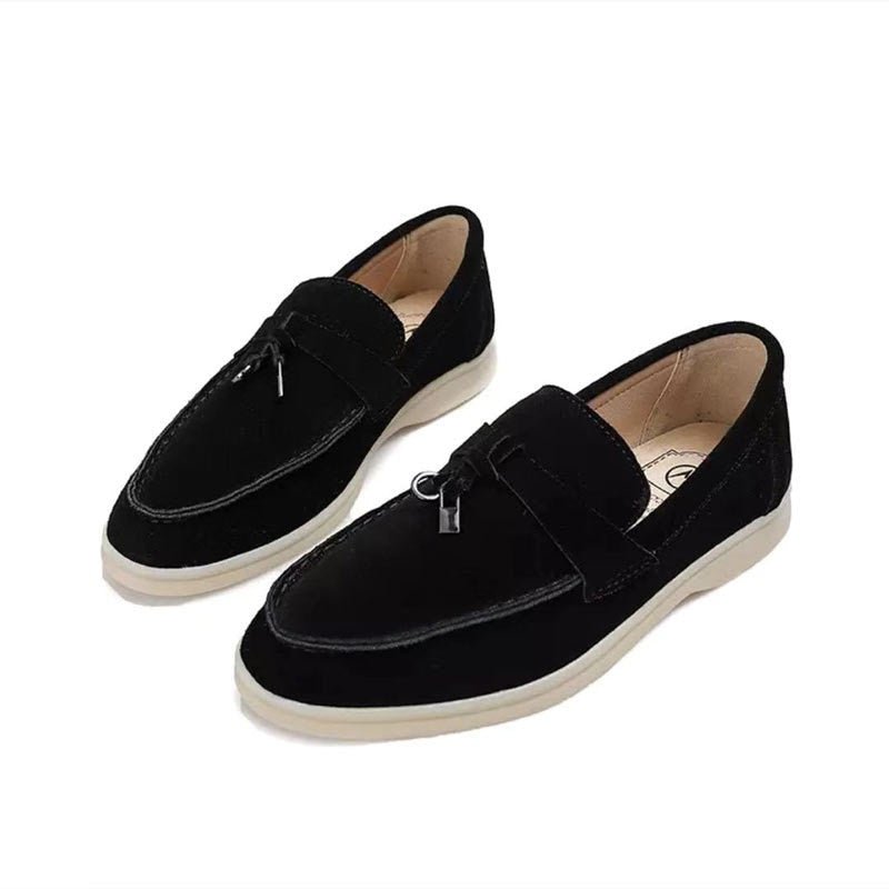 Femme portant Mocassins Elody | Mocassins Décontractés Pour Femmes | Plats