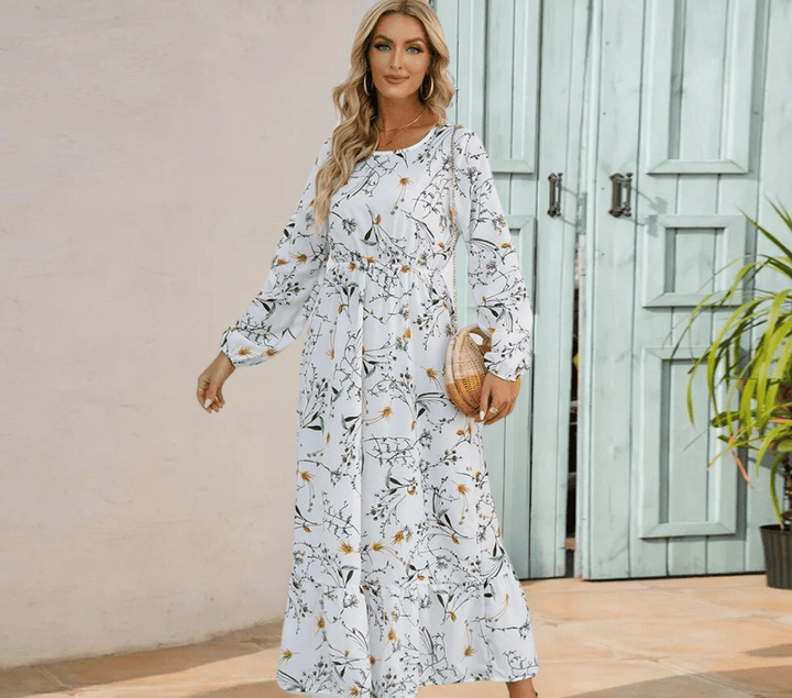 Femme portant Robes Fioralina | Robe D'Été Élégante et Légère Pour Femmes