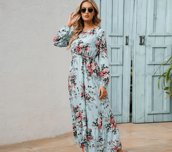 Femme portant Robes Fioralina | Robe D'Été Élégante et Légère Pour Femmes