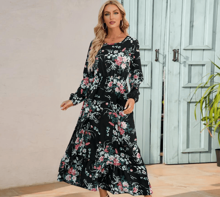 Femme portant Robes Fioralina | Robe D'Été Élégante et Légère Pour Femmes