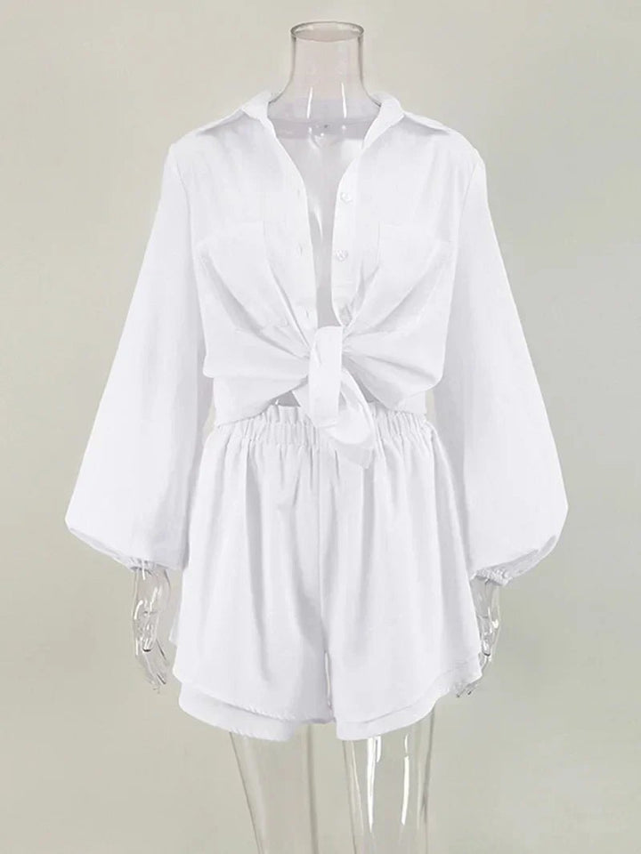 Femme portant Ensemble Henrike | Ensemble Élégant 2 Pièces Pour Femmes