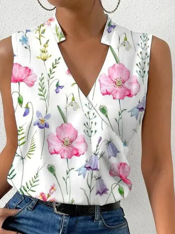 Femme portant Tops Isolde | Blouse Légère et Chic Pour Femme