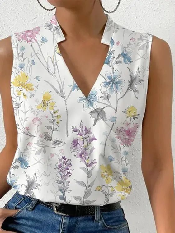 Femme portant Tops Isolde | Blouse Légère et Chic Pour Femme