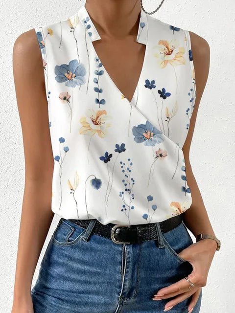 Femme portant Tops Isolde | Blouse Légère et Chic Pour Femme