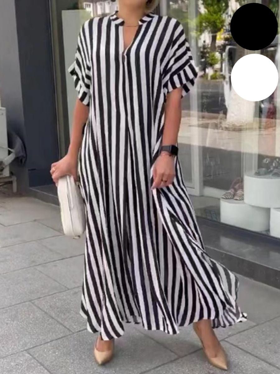 Femme portant Robes Larentia | Robe d'Été Grande Taille pour Femme