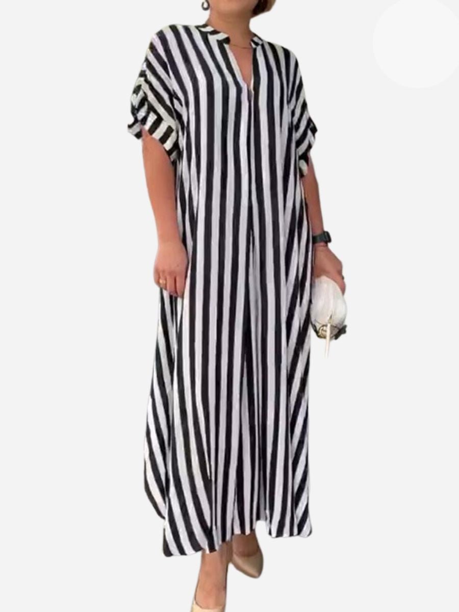 Femme portant Robes Larentia | Robe d'Été Grande Taille pour Femme