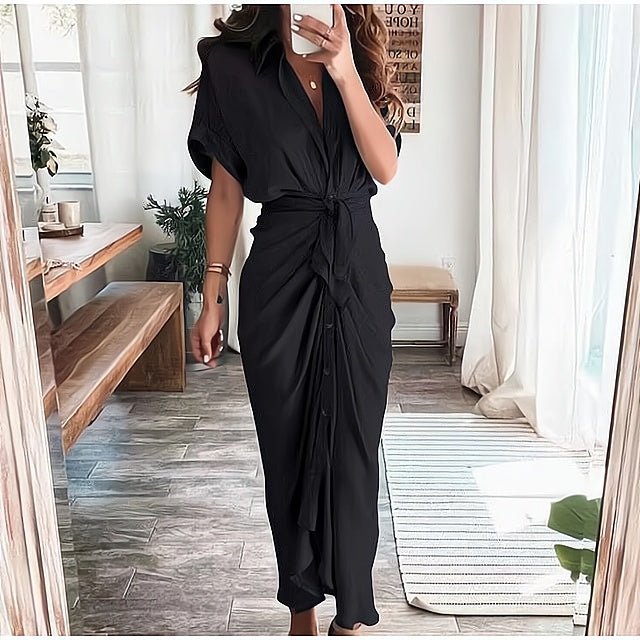 Femme portant Robes Leandra | Robe Élégante pour Femme