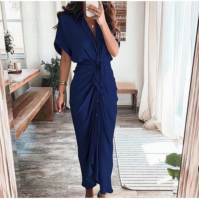 Femme portant Robes Leandra | Robe Élégante pour Femme