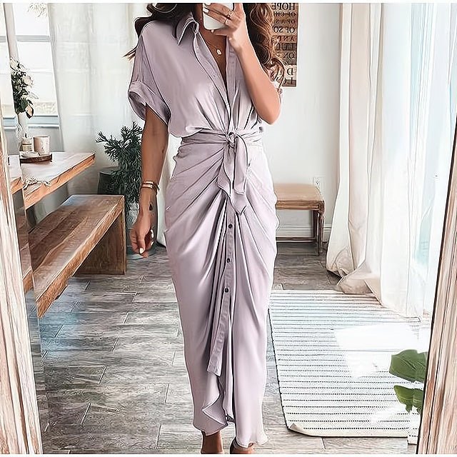 Femme portant Robes Leandra | Robe Élégante pour Femme
