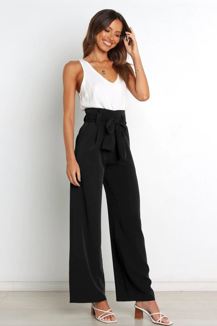 Femme portant Pantalons Lilou | Pantalon Léger Pour Femme | Sophistication Décontractée