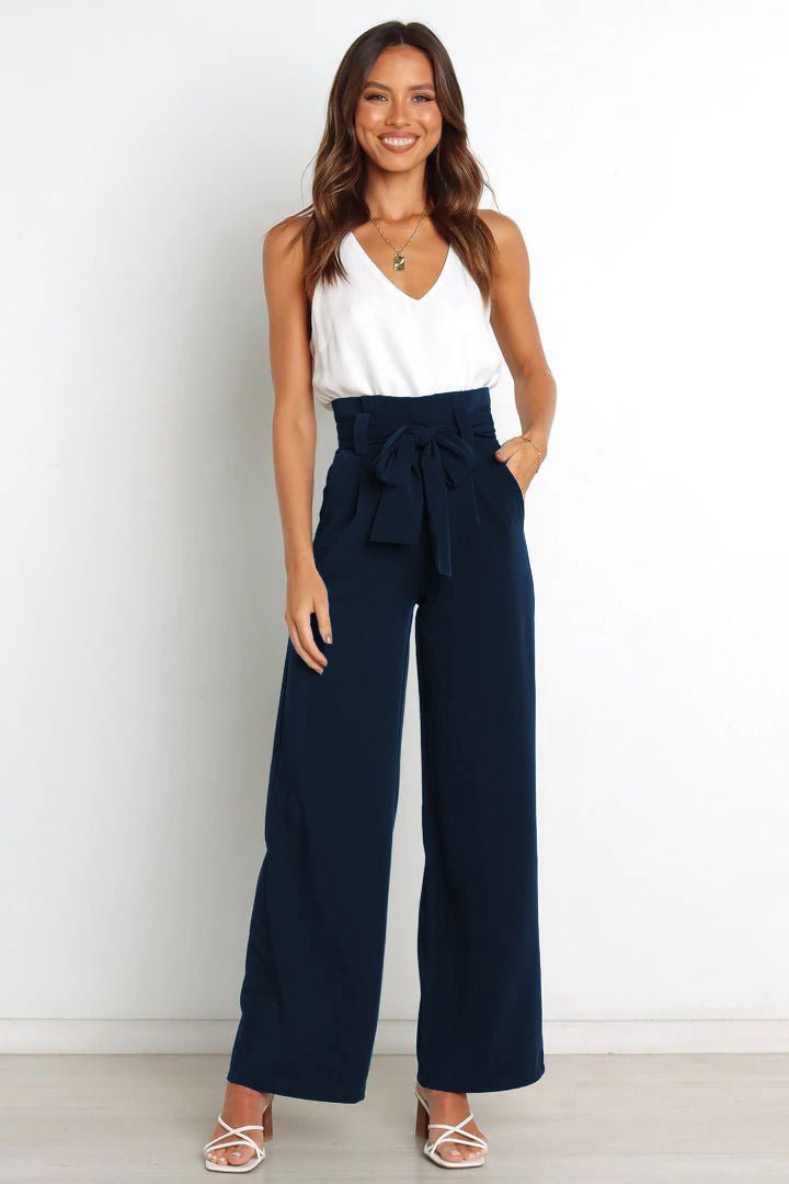 Femme portant Pantalons Lilou | Pantalon Léger Pour Femme | Sophistication Décontractée