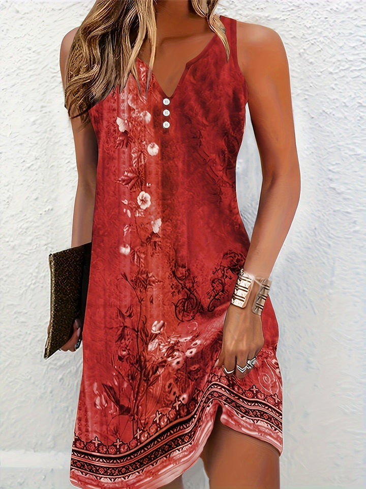 Femme portant Robes Liora | Robe Sans Manches Pour Femme
