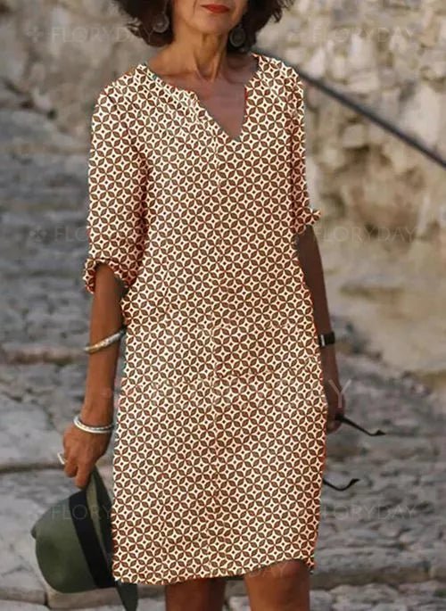 Femme portant Robes Liselor | Robe ample décontractée pour femmes
