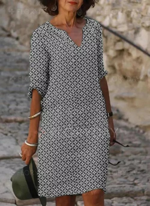 Femme portant Robes Liselor | Robe ample décontractée pour femmes