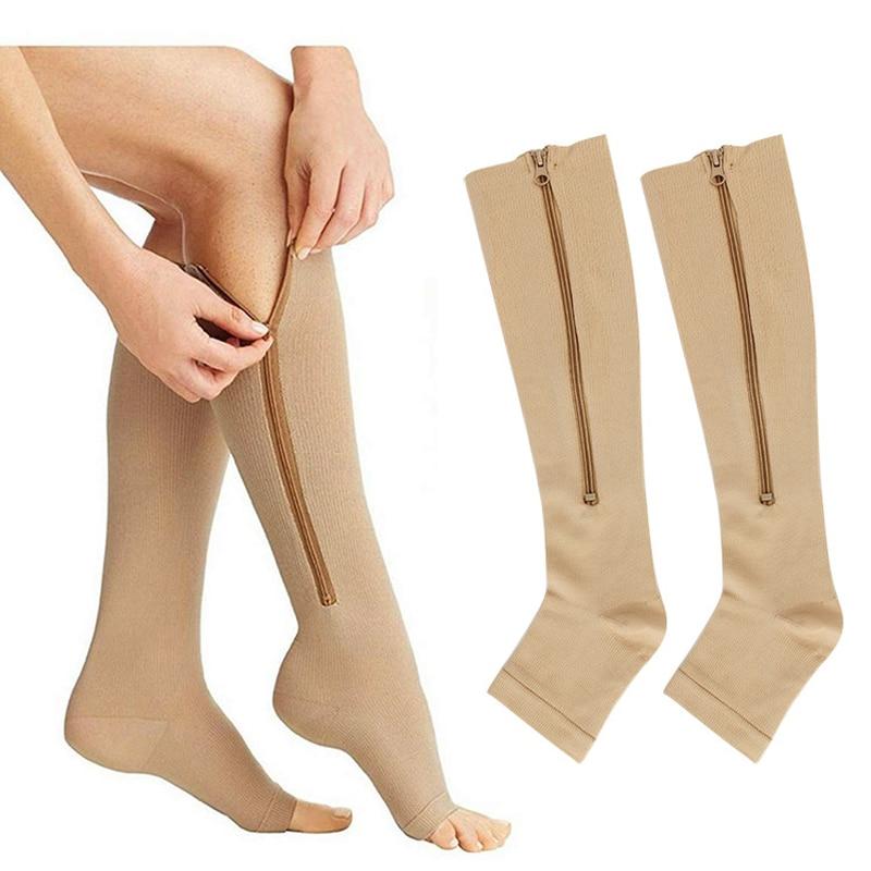 Femme portant Chaussettes Lysiane | Chaussettes de Compression