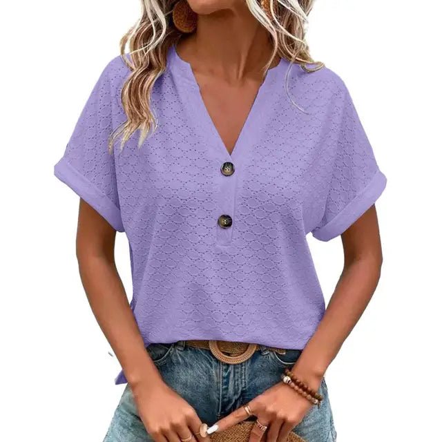 Femme portant T-shirts Maëva | Débardeur Confortable Femme à Col V