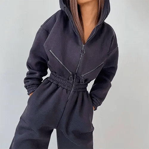 Femme portant Combinaison Marlène | Combinaison Chic et Confortable Pour Femme