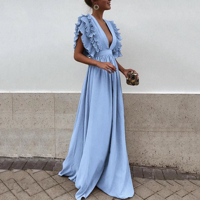 Femme portant Robe de soirée longues Meliora | Robe De Soirée Élégante