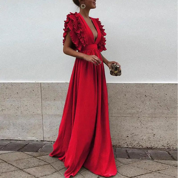 Femme portant Robe de soirée longues Meliora | Robe De Soirée Élégante