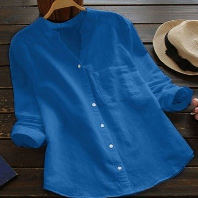 Femme portant Tops Mira | Chemisier Décontracté et Chic Pour Femme