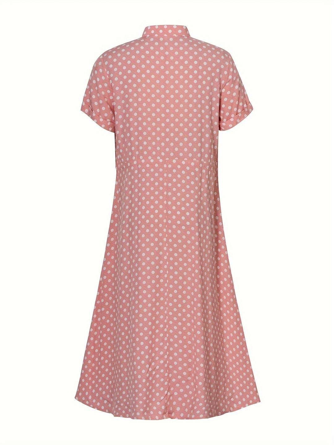 Femme portant Robes Mirabelle | Robe à pois à col en V pour femme