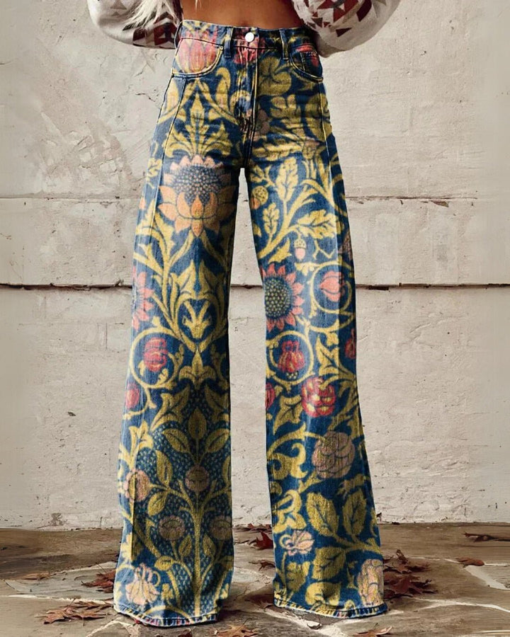 Femme portant Pantalon Naya | Pantalon Fluide Élégant