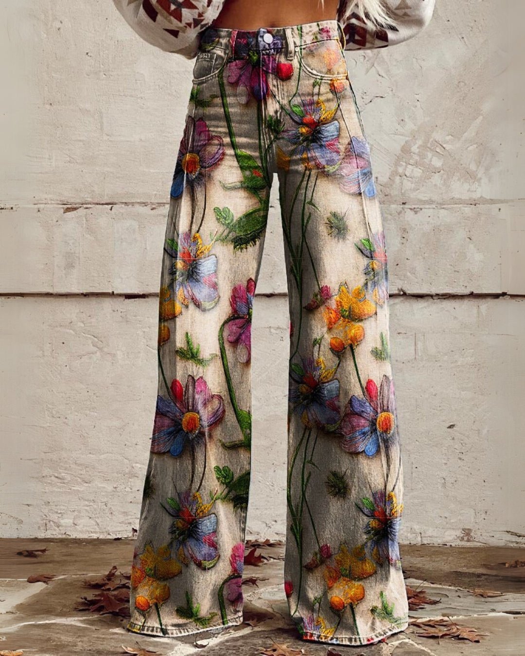 Femme portant Pantalon Naya | Pantalon Fluide Élégant