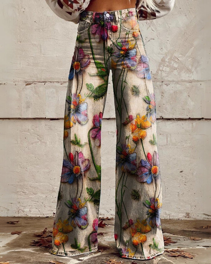 Femme portant Pantalon Naya | Pantalon Fluide Élégant