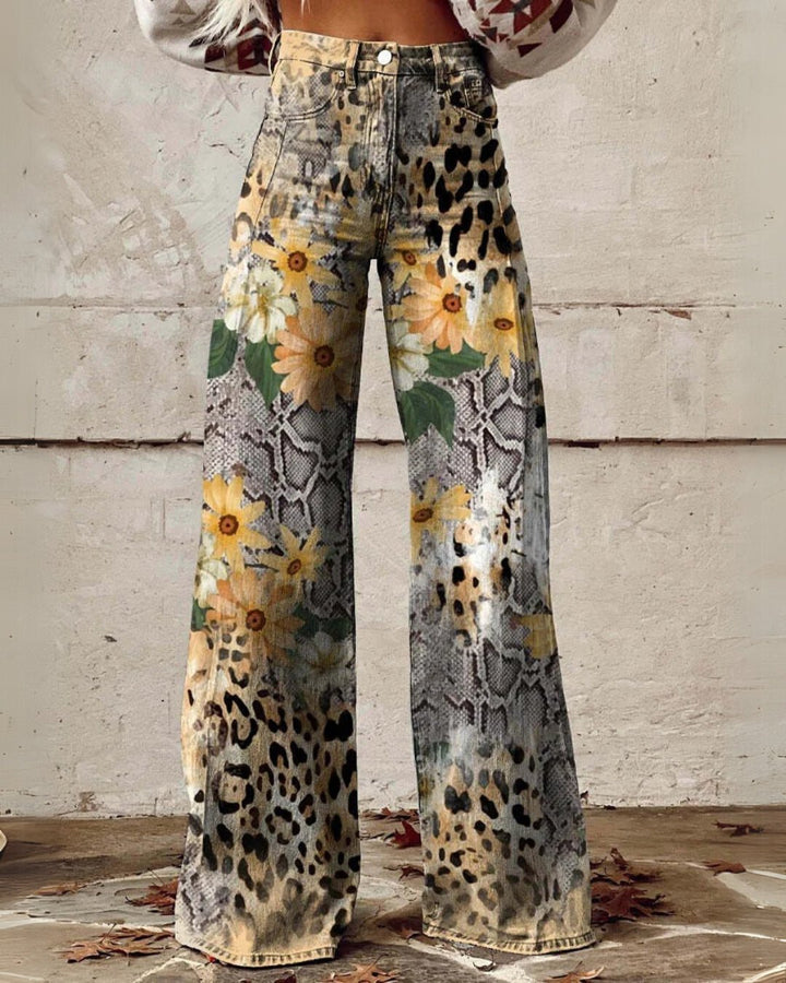 Femme portant Pantalon Naya | Pantalon Fluide Élégant