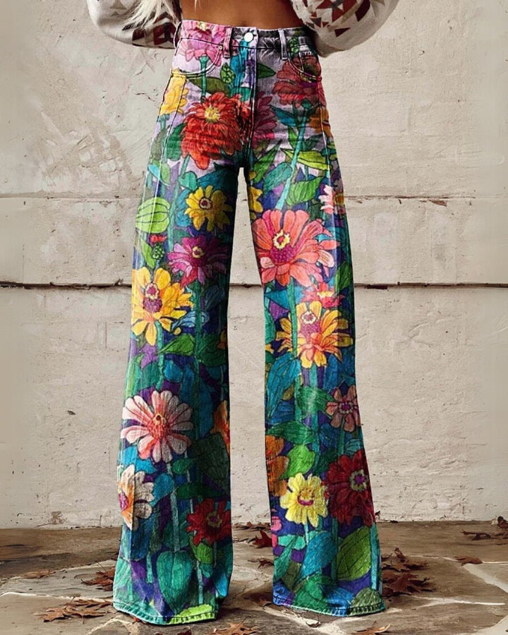 Femme portant Pantalon Naya | Pantalon Fluide Élégant