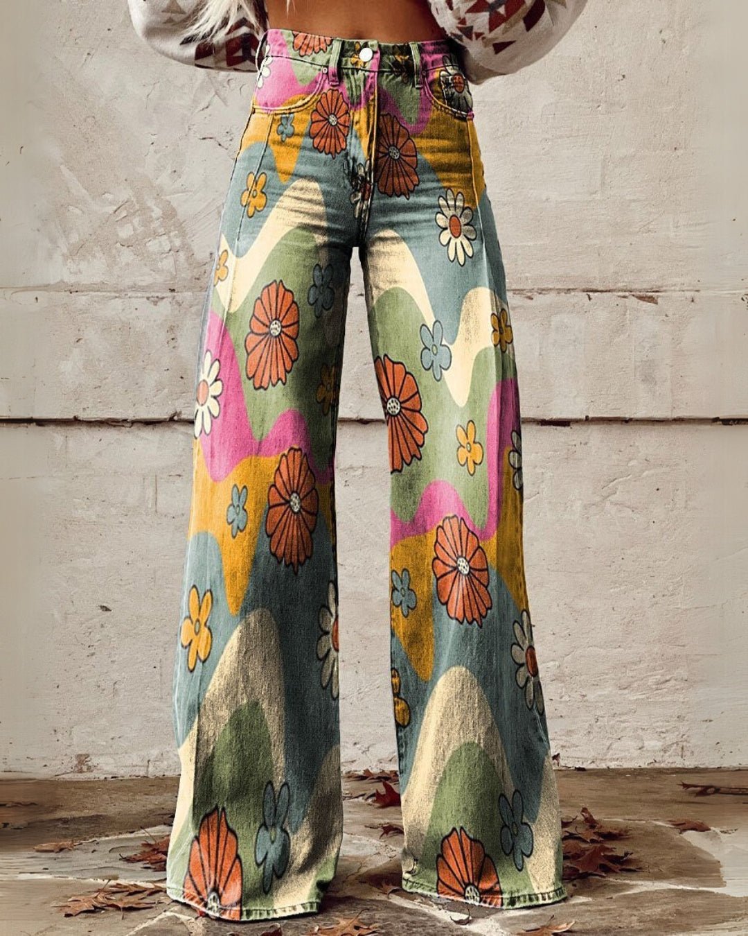 Femme portant Pantalon Naya | Pantalon Fluide Élégant