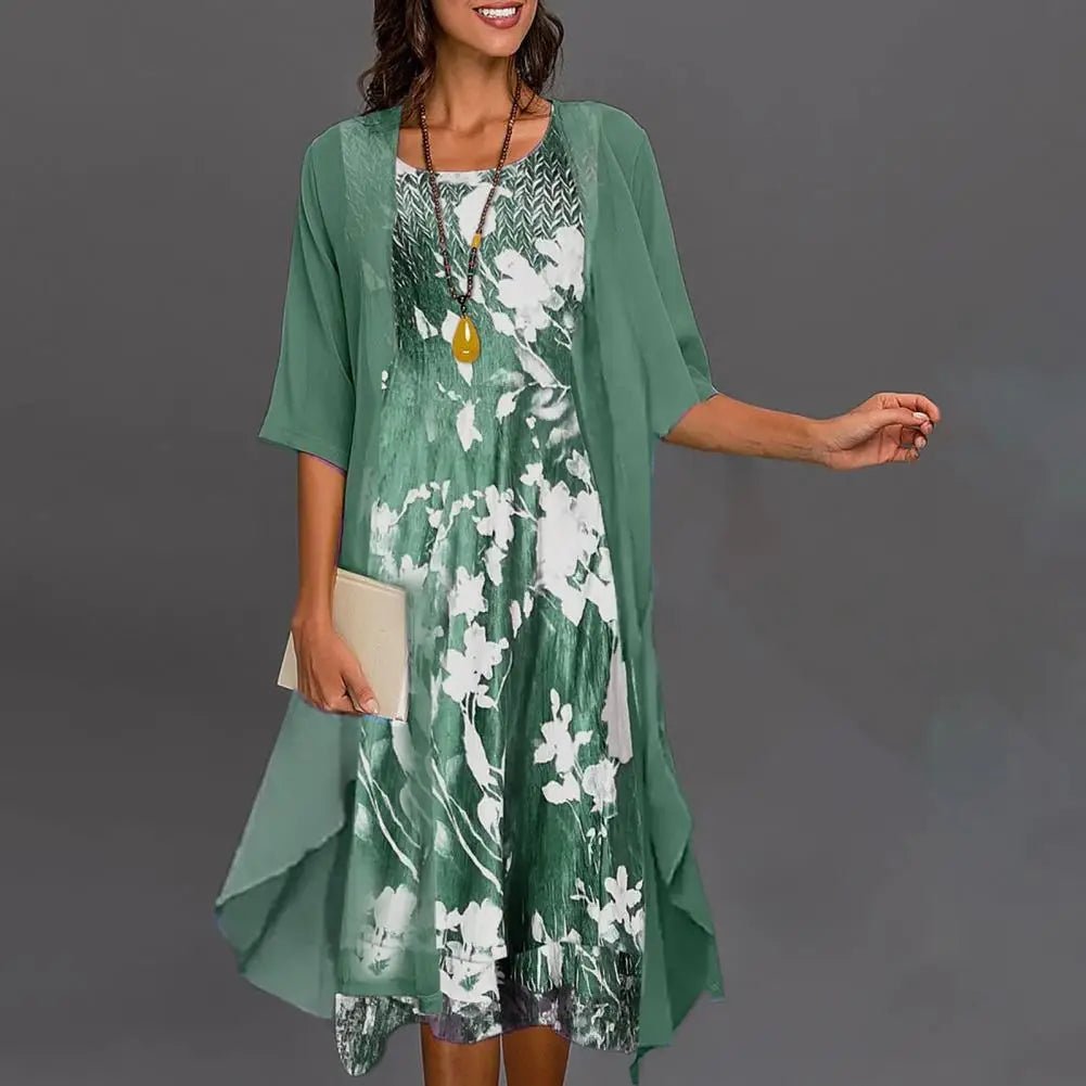 Femme portant Robes Nerina | Robe Cardigan de Soirée Pour Femmes