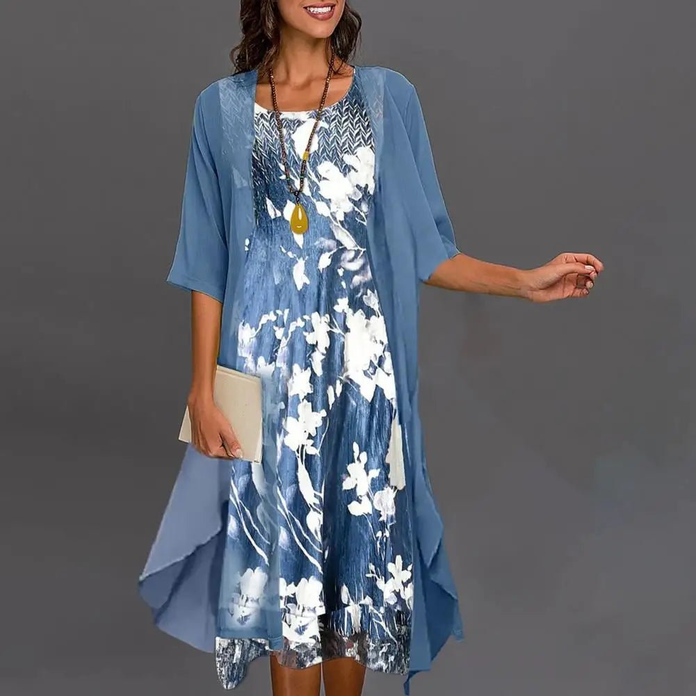 Femme portant Robes Nerina | Robe Cardigan de Soirée Pour Femmes